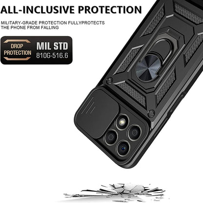 Case for Honor X8b, Techsuit, CamShield, Black