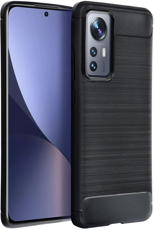 Coque pour Honor X8c, OEM, Carbone, Noire