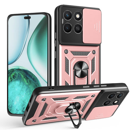 Coque pour Honor X8c, Techsuit, CamShield, Rose
