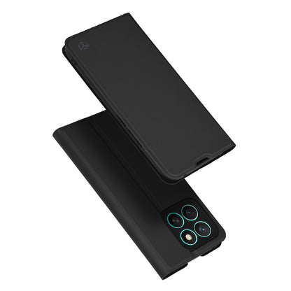 Coque pour Honor X8c, Techsuit, Magskin Book, Noire
