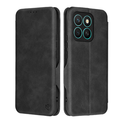 Coque pour Honor X8c, Techsuit, Safe Wallet Plus, Noire