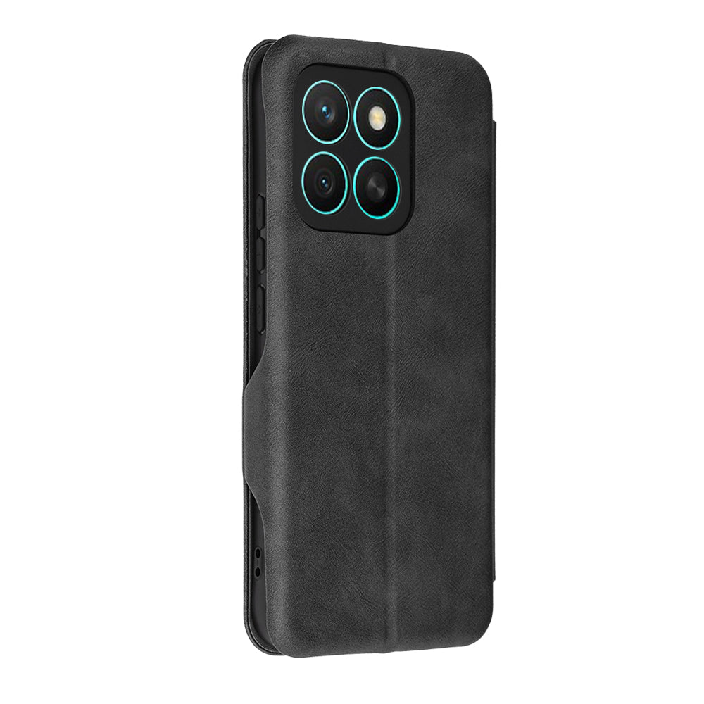 Coque pour Honor X8c, Techsuit, Safe Wallet Plus, Noire
