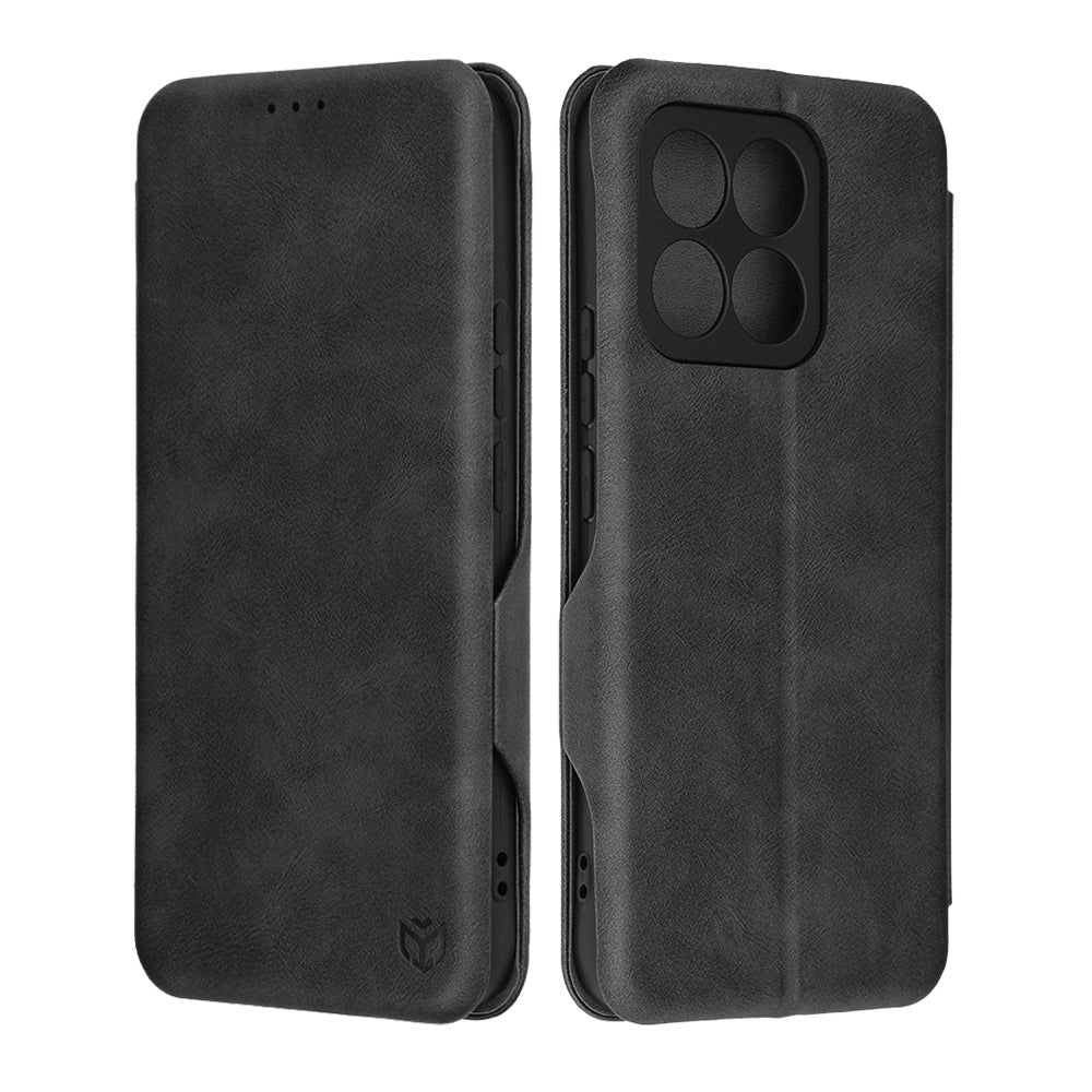 Coque pour Honor X8c, Techsuit, Safe Wallet Plus, Noire