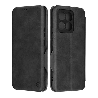 Coque pour Honor X8c, Techsuit, Safe Wallet Plus, Noire