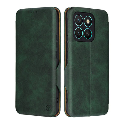 Hülle für Honor X8c, Techsuit, Safe Wallet Plus, Grün