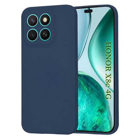 Coque pour Honor X8c, Techsuit, SoftFlex, Bleu marine