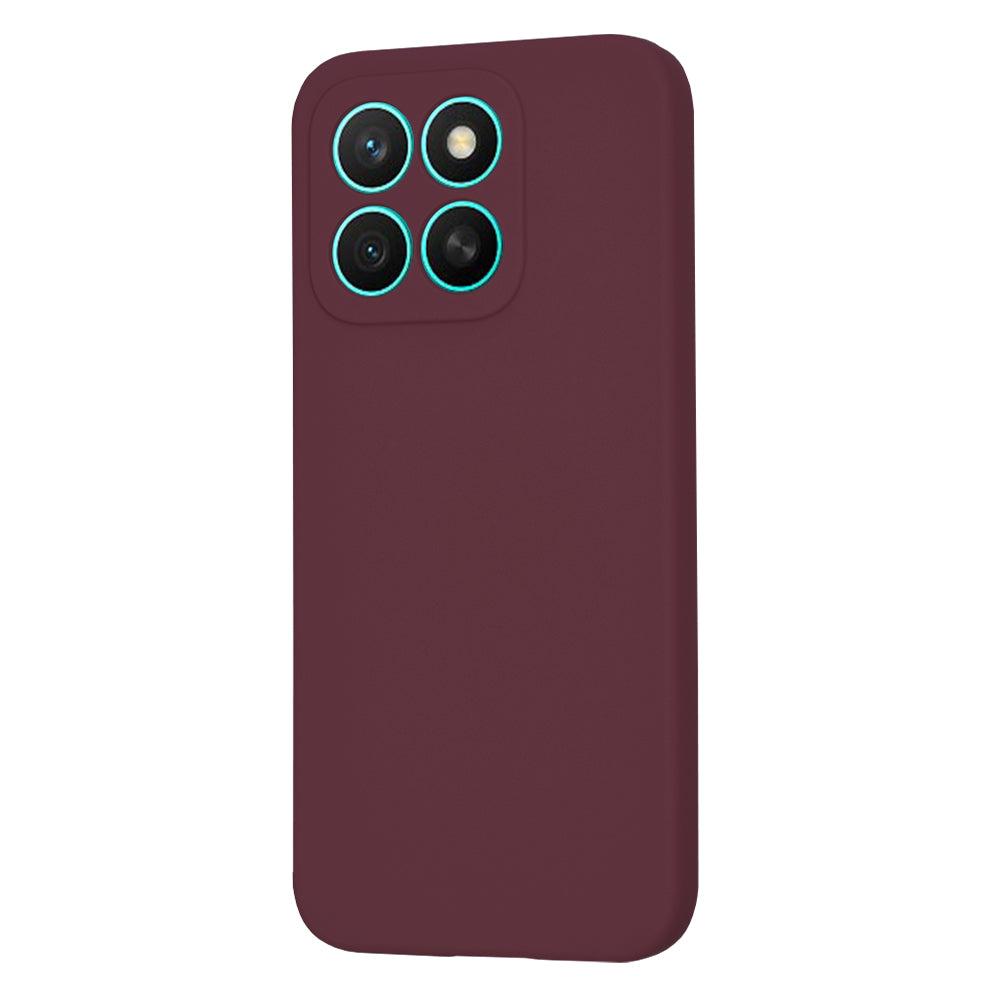 Hülle für Honor X8c, Techsuit, SoftFlex, Weinrot