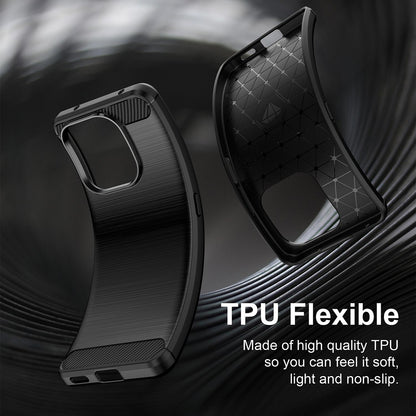 Hülle für Honor X8d, Techsuit, Carbon, Schwarz