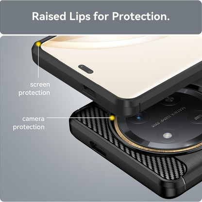 Coque pour Honor X9c / Magic7 Lite, Techsuit, Carbone, Bleue