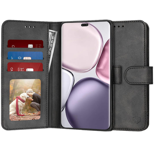 Coque pour Honor X9c / Magic7 Lite, Techsuit, Diary Book, Noire