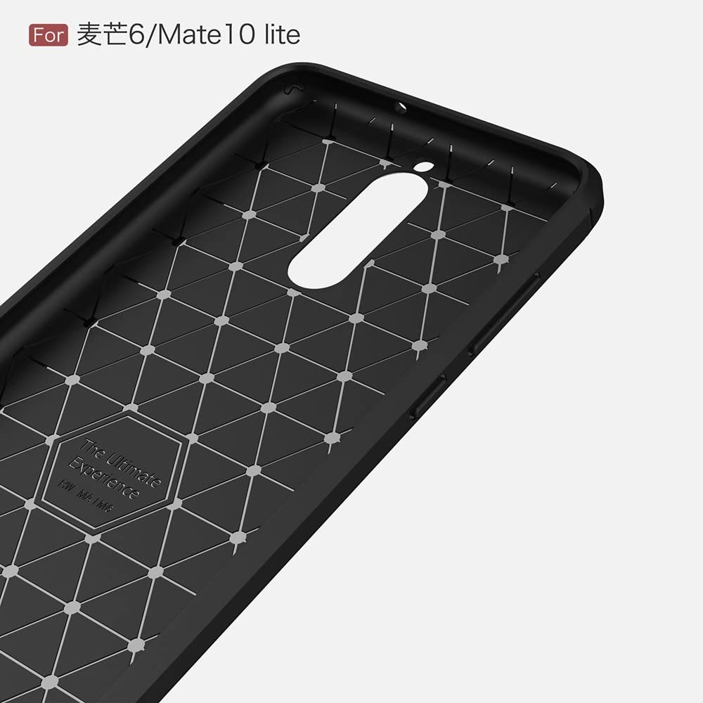 Case for Huawei Mate 10 Lite, Techsuit, Carbon, Black