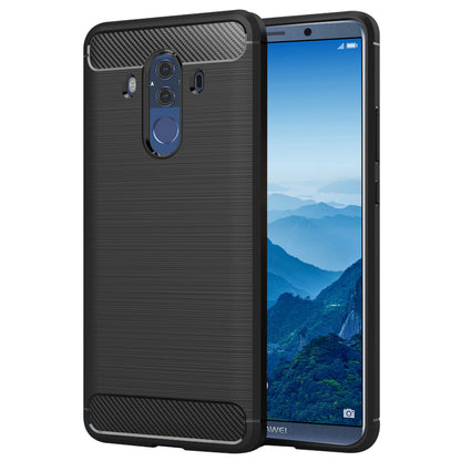 Coque pour Huawei Mate 10 Pro, Techsuit, Carbone, Noire