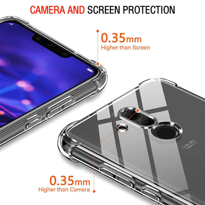 Case for Huawei Mate 20 Lite, Techsuit, Shockproof Clear, Transparent