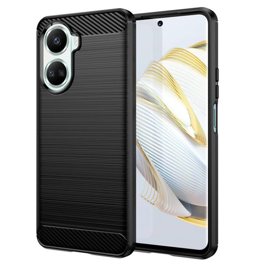 Coque pour Huawei nova 10 SE, Techsuit, Carbone, Noire