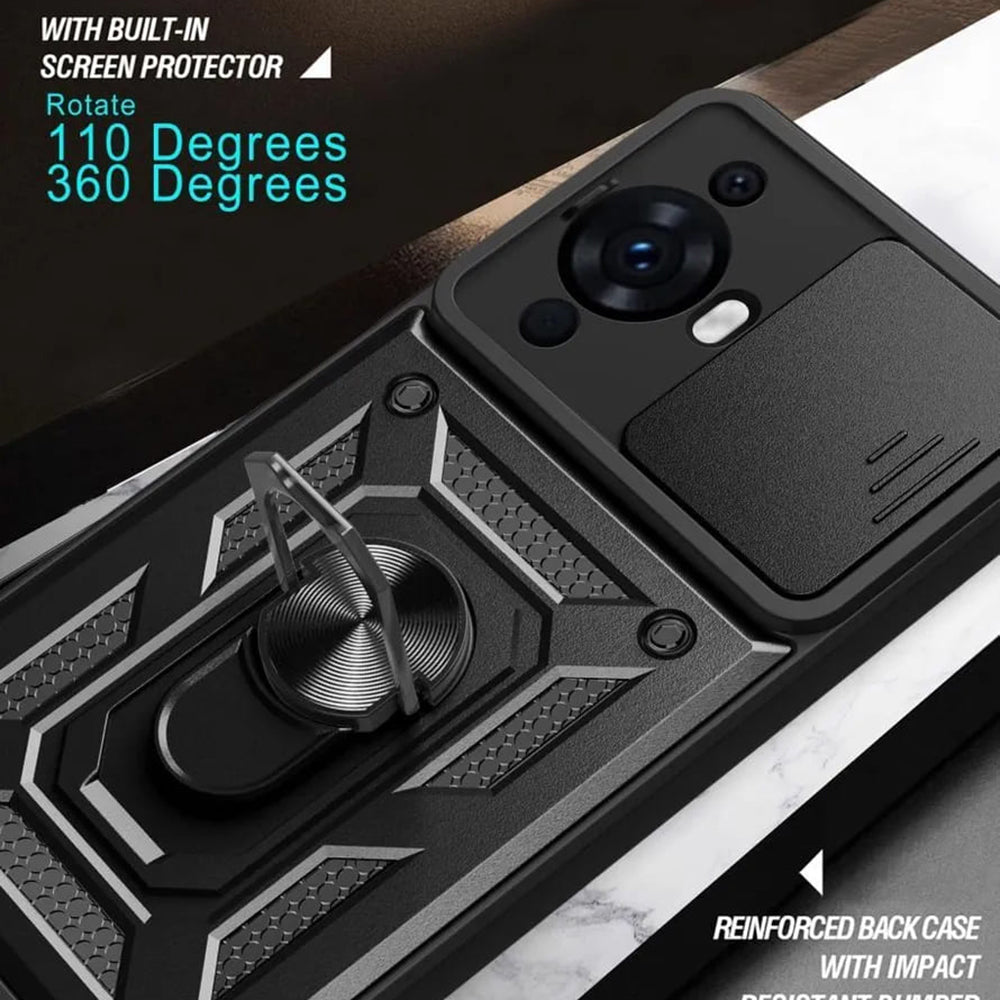 Case for Huawei nova 12s / nova 11, Techsuit, CamShield, Black
