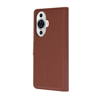 Case for Huawei nova 12s / nova 11, Techsuit, Leather Folio, Brown
