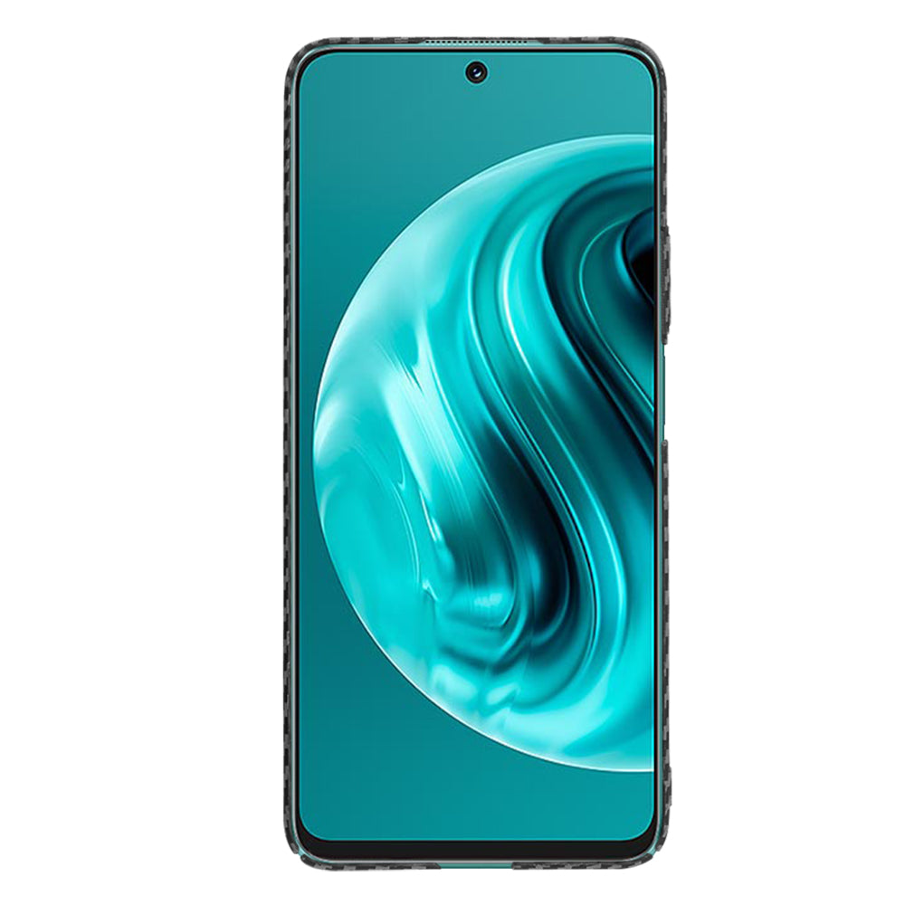 Hülle für Huawei nova 13i / nova 12i, Techsuit, Carbonite FiberShell, Schwarz