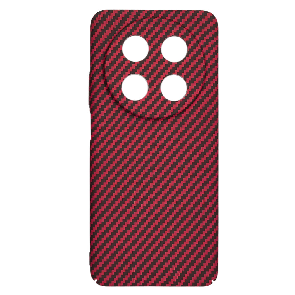 Hülle für Huawei nova 13i / nova 12i, Techsuit, Carbonite FiberShell, Rot