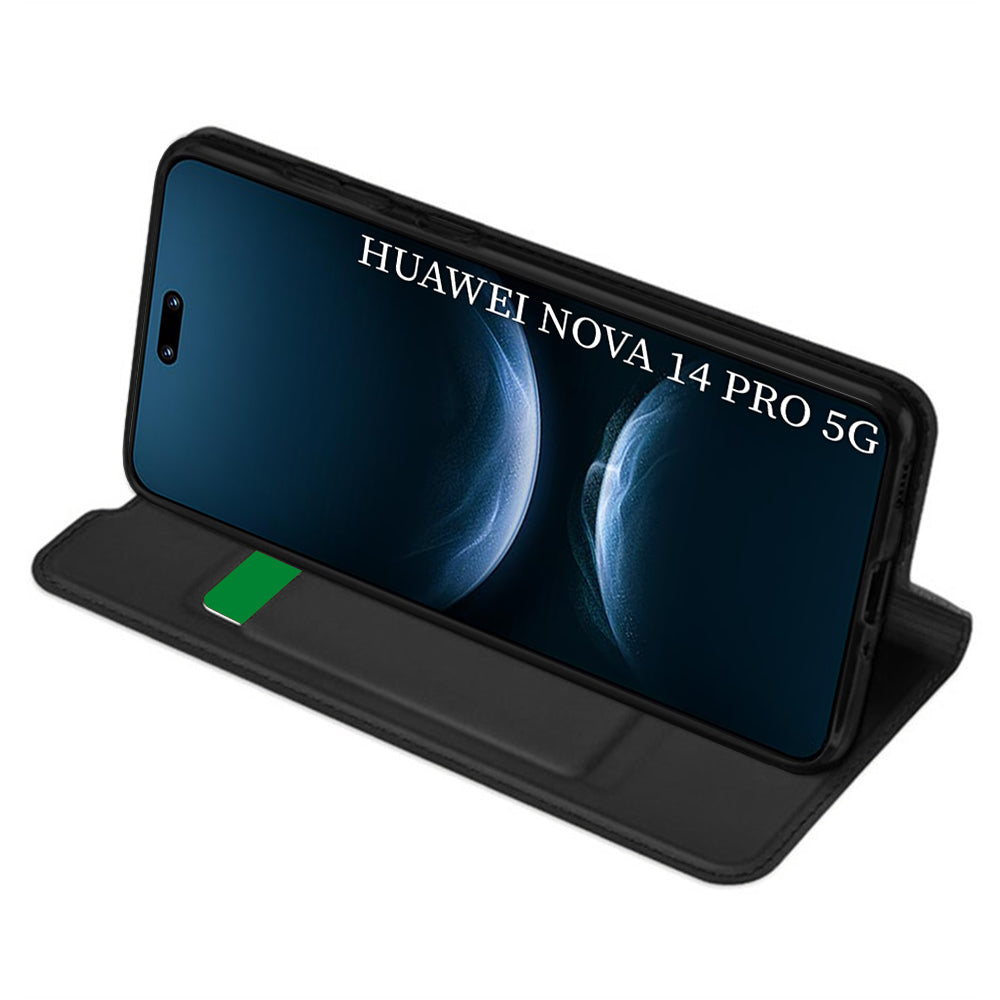 Étui pour Huawei nova 14 Pro, Techsuit, Magskin Book, Noir