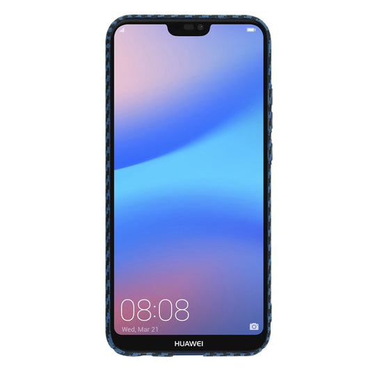 Hülle für Huawei P20 Lite, Techsuit, Carbonite FiberShell, Türkis