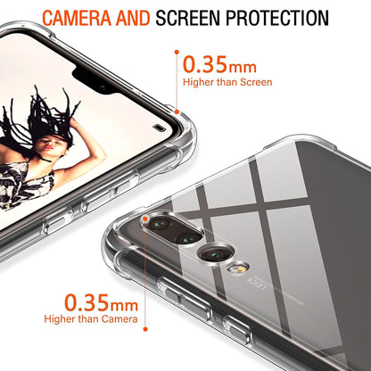 Case for Huawei P20 Pro, Techsuit, Shockproof Clear, Transparent
