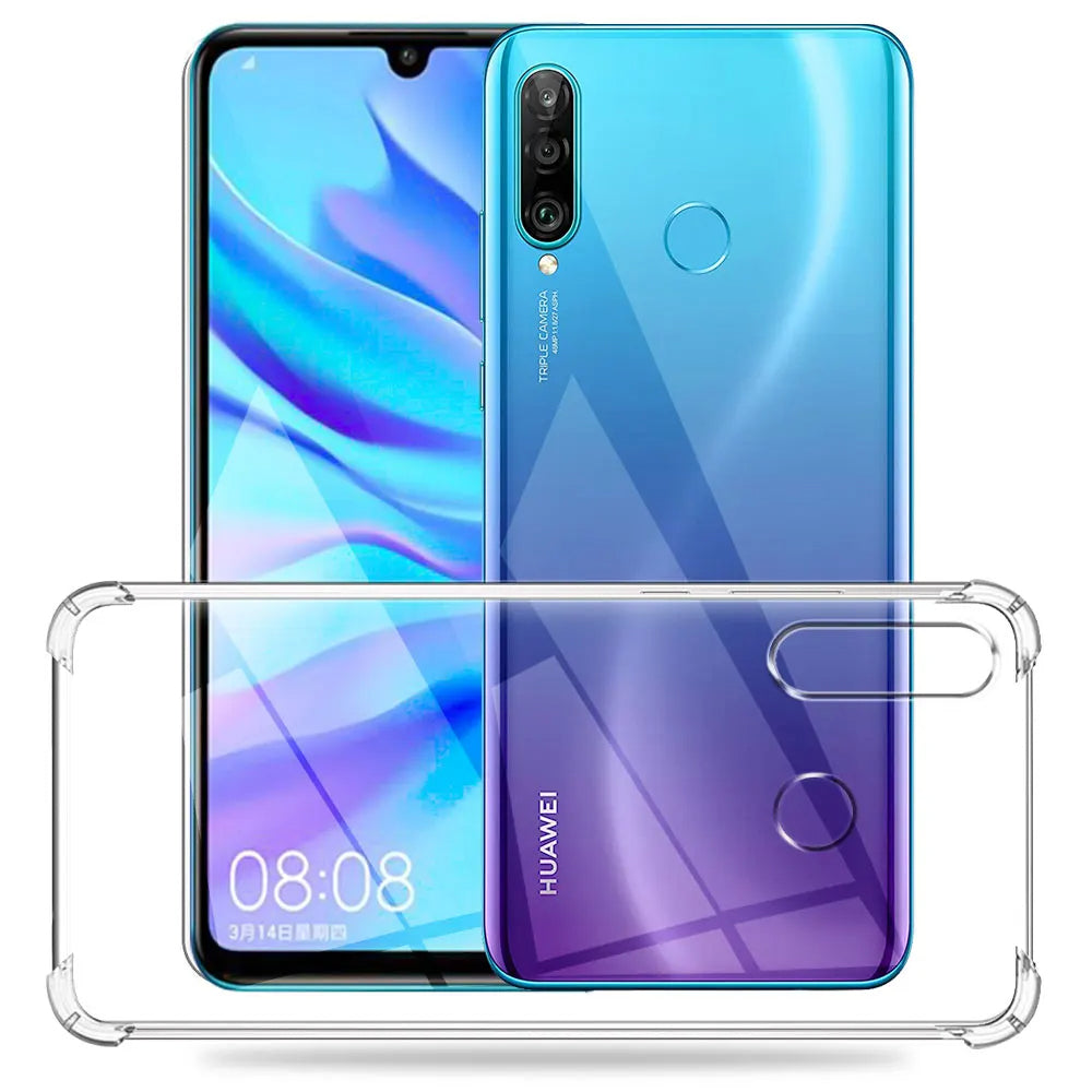 Hülle für Huawei P30 lite New Edition / P30 lite, Techsuit, stoßfest klar, transparent