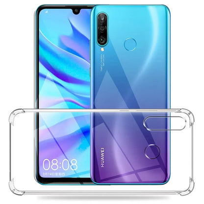 Hülle für Huawei P30 lite New Edition / P30 lite, Techsuit, stoßfest klar, transparent
