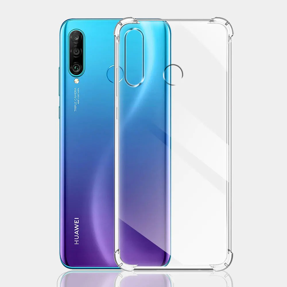 Hülle für Huawei P30 lite New Edition / P30 lite, Techsuit, stoßfest klar, transparent