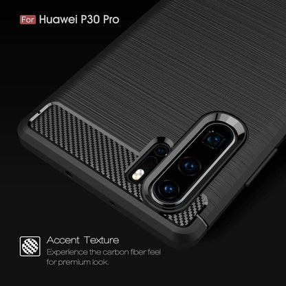 Coque pour Huawei P30 Pro New Edition / P30 Pro, Techsuit, Carbone, Noire