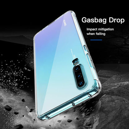 Coque pour Huawei P30, Techsuit, Antichoc Claire, Transparente