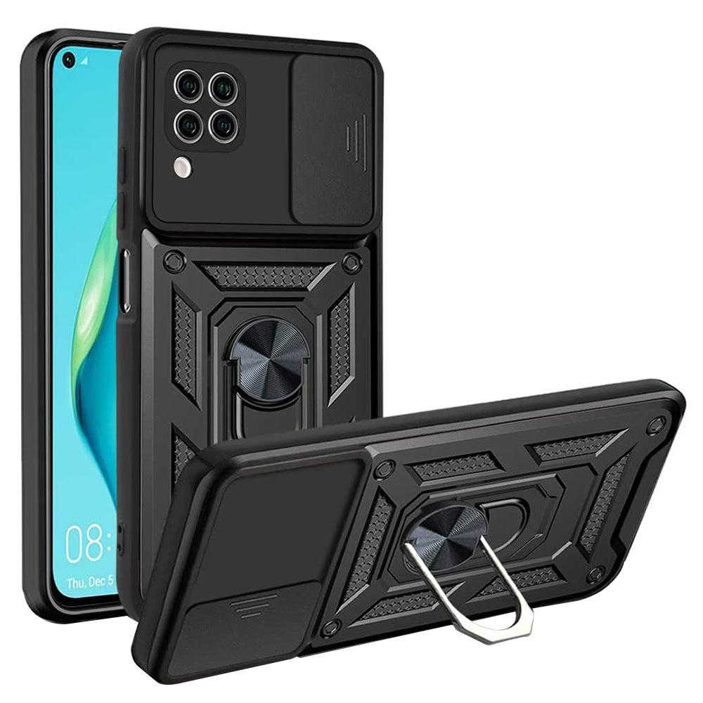 Coque pour Huawei P40 lite 4G, Techsuit, CamShield, Noire
