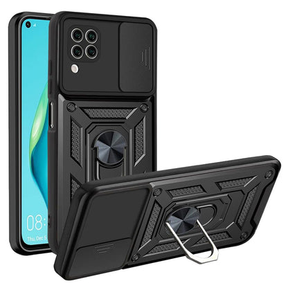 Coque pour Huawei P40 lite 4G, Techsuit, CamShield, Noire