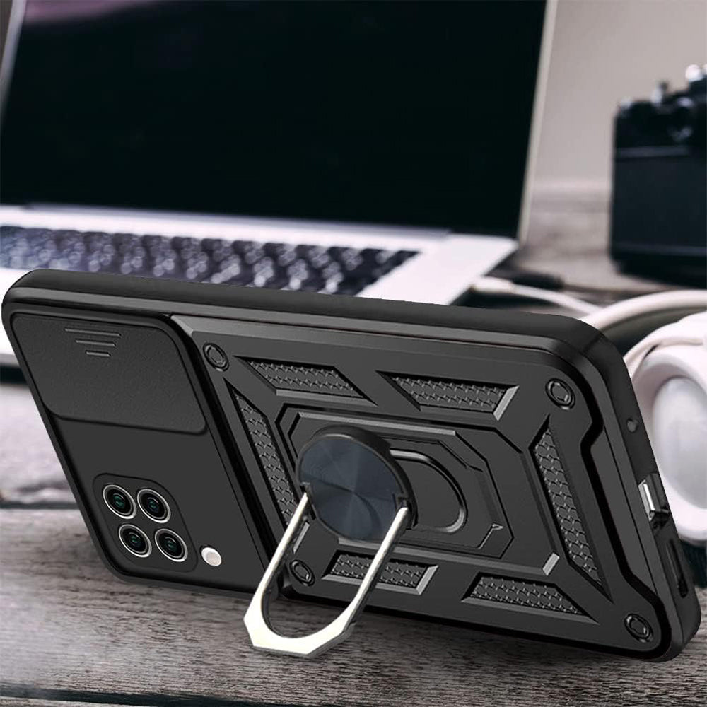 Coque pour Huawei P40 lite 4G, Techsuit, CamShield, Noire