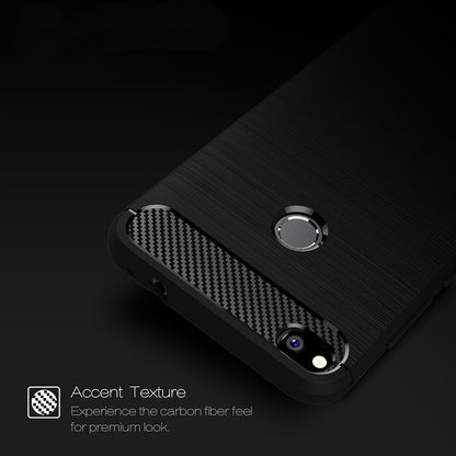 Coque pour Huawei P9 Lite (2017) / P8 Lite (2017), Techsuit, Carbone, Noire