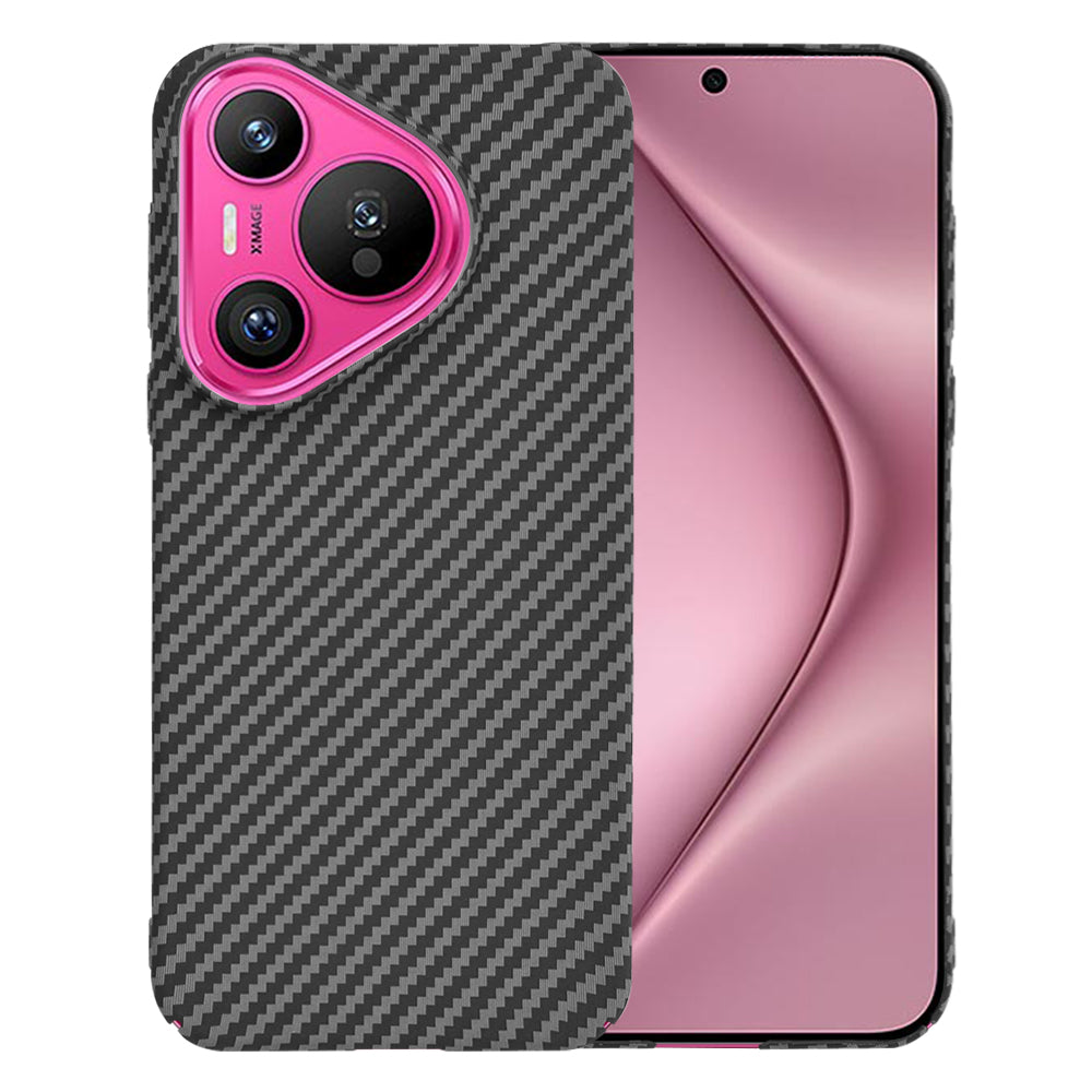 Case for Huawei Pura 70, Techsuit, Carbonite FiberShell, Black