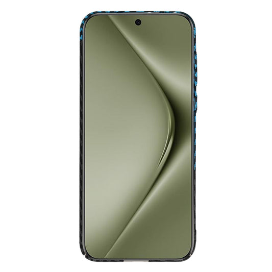 Coque pour Huawei Pura 70 Ultra, Techsuit, Carbonite FiberShell, Noir Bleu