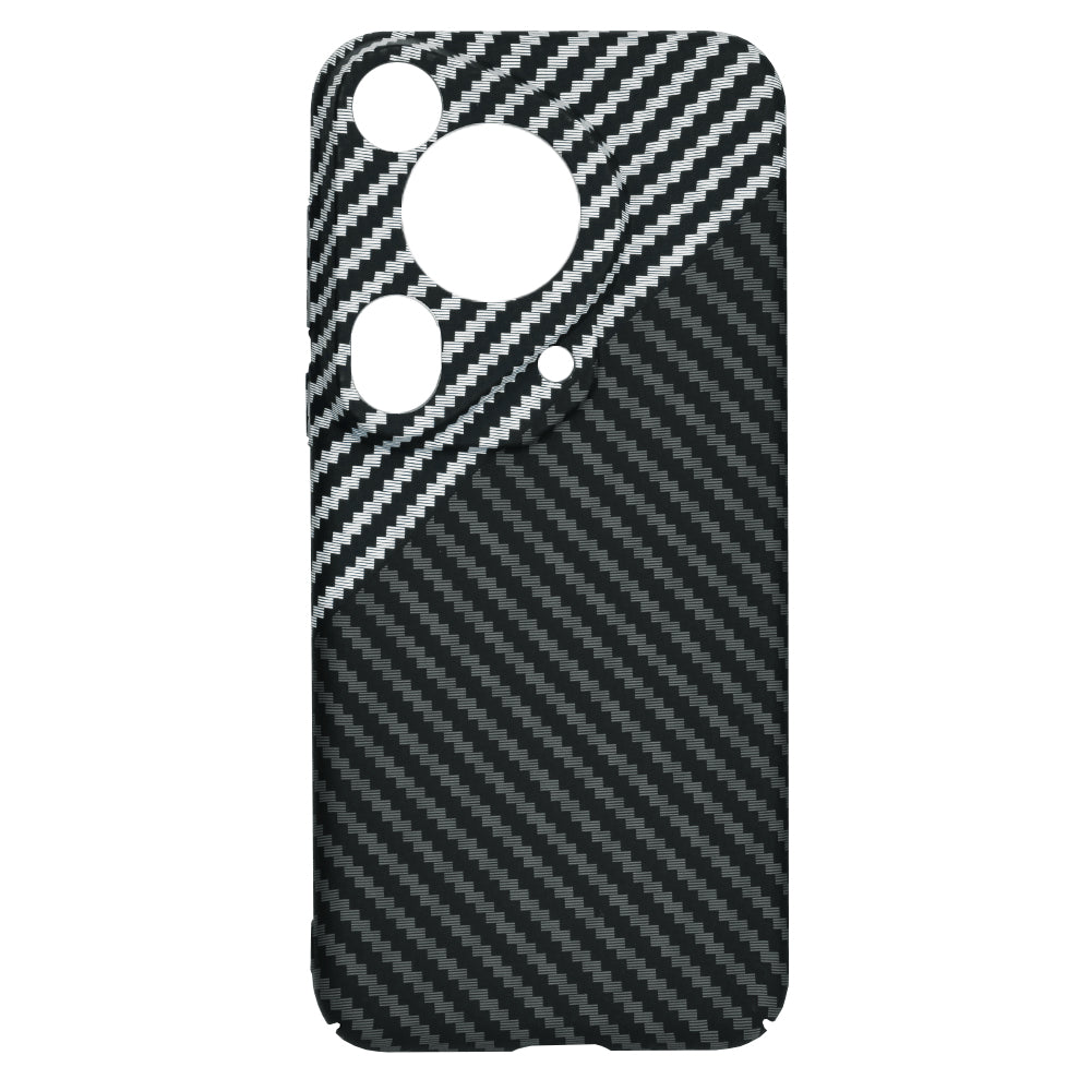 Hülle für Huawei Pura 70 Ultra, Techsuit, Carbonite FiberShell, Schwarz Grau
