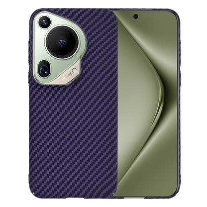 Hülle für Huawei Pura 70 Ultra, Techsuit, Carbonite FiberShell, Lila