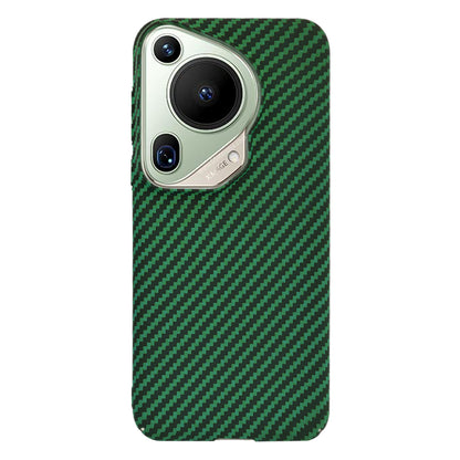 Hülle für Huawei Pura 70 Ultra, Techsuit, Carbonite FiberShell, Grün