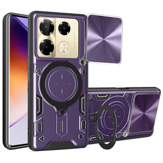Hülle für Infinix Note 40 Pro+, Techsuit, CamGuard Pro, Lila