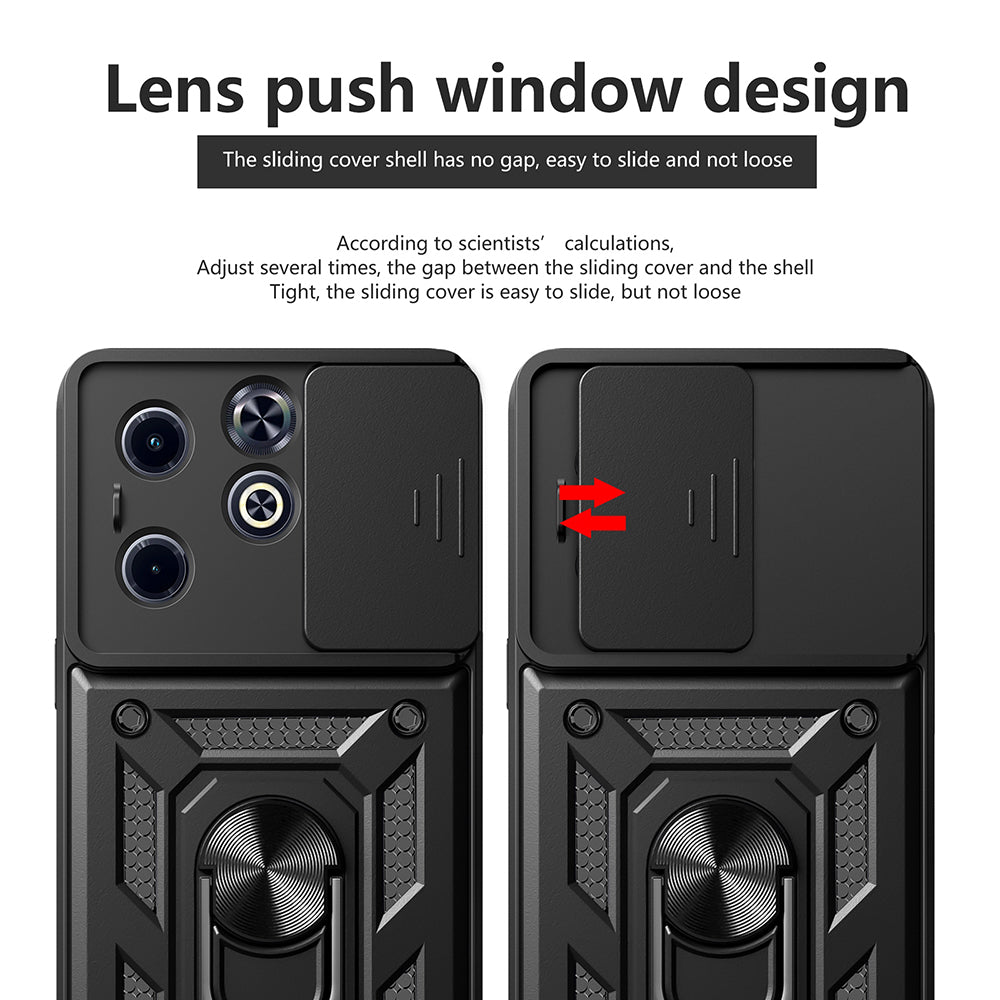 Hülle für Infinix Smart 8 / Hot 40i, Techsuit, CamShield, Grün