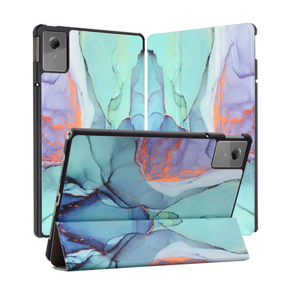 Case for Lenovo Idea Tab 11, Techsuit, FoldPro Green Time, Multicolor