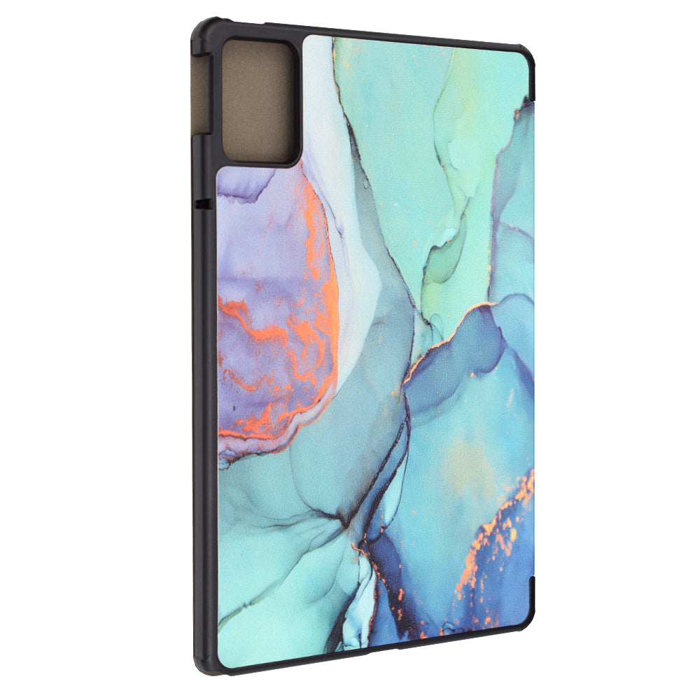 Case for Lenovo Idea Tab 11, Techsuit, FoldPro Green Time, Multicolor