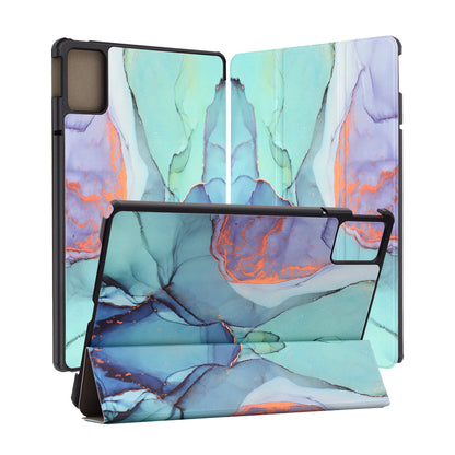 Case for Lenovo Idea Tab 11, Techsuit, FoldPro Green Time, Multicolor