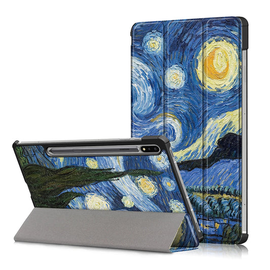 Hülle für Lenovo Idea Tab 11, Techsuit, FoldPro Starry Night, Mehrfarbig