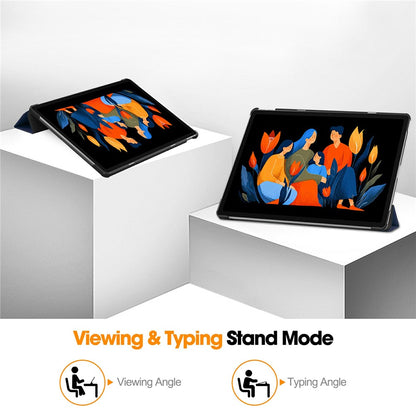Étui pour Lenovo Idea Tab Plus, Techsuit, FoldPro, Bleu