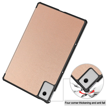 Hülle für Lenovo Idea Tab Plus, Techsuit, FoldPro, Roségold