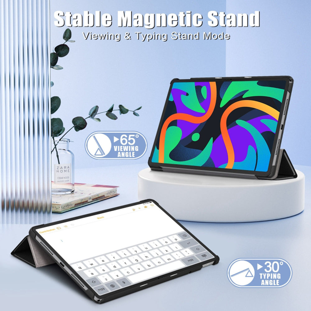 Hülle für Lenovo Tab M11, Techsuit, FoldPro Butterfly, Mehrfarbig