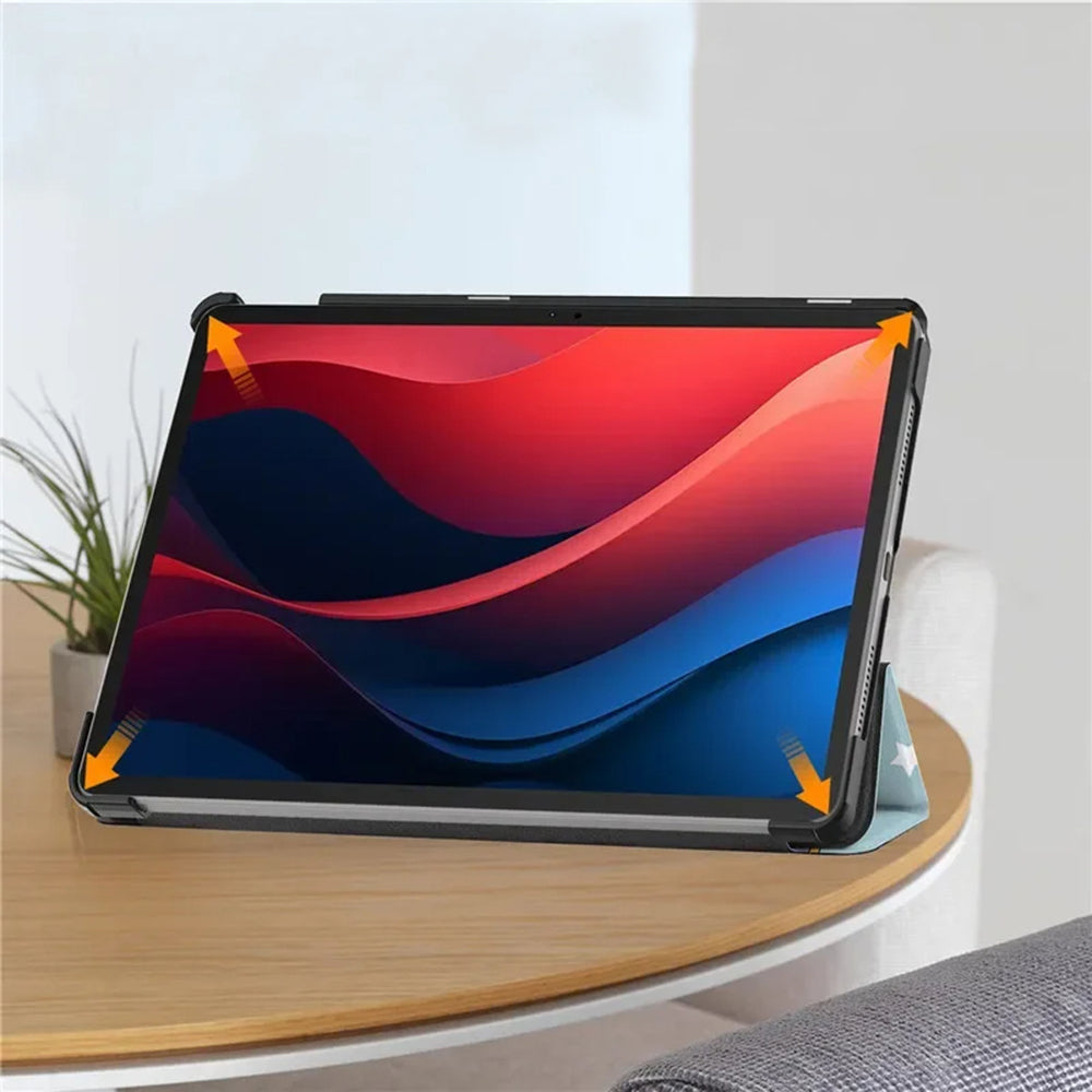 Hülle für Lenovo Tab M11, Techsuit, FoldPro Unicorn, Mehrfarbig