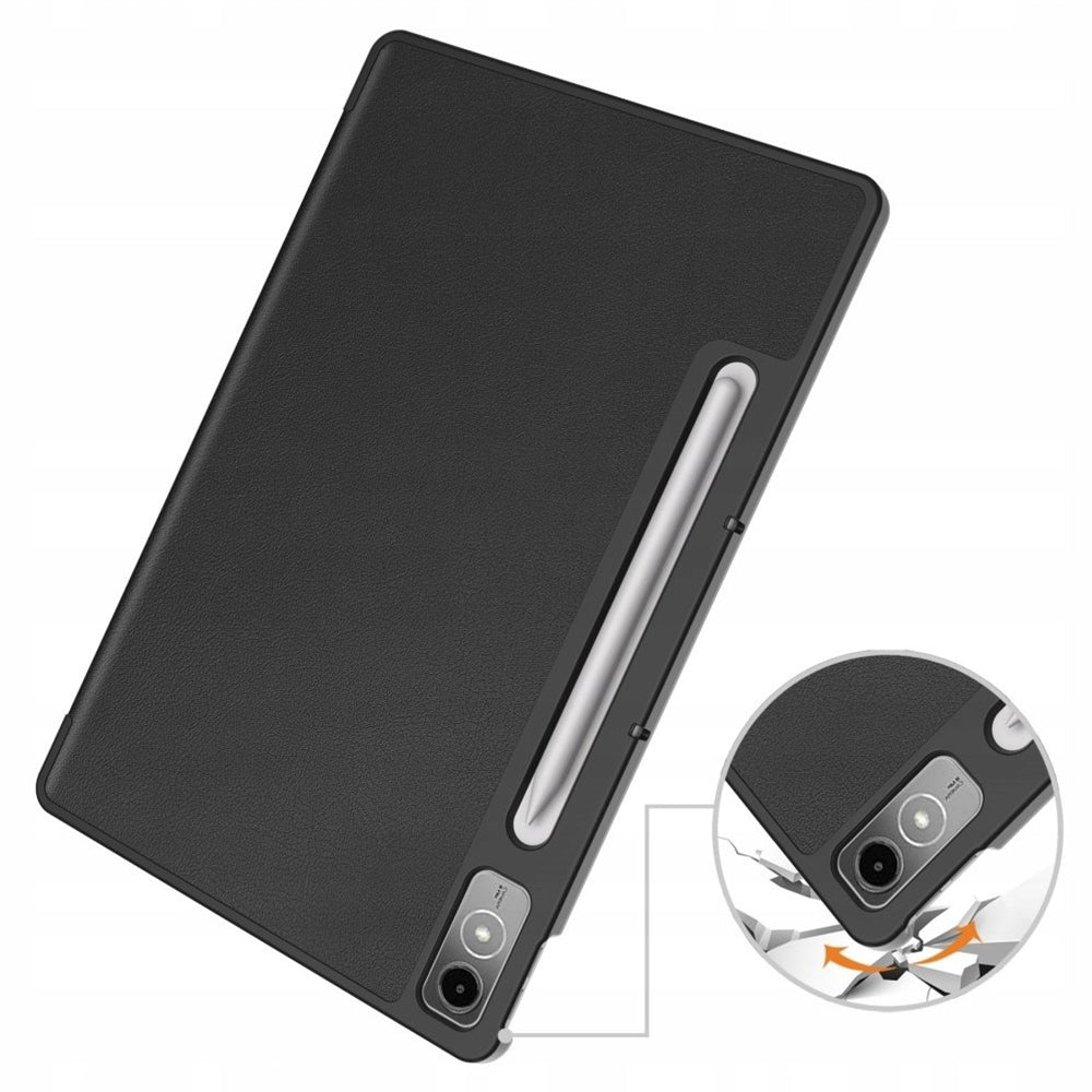 Case for Lenovo Tab P12, Techsuit, FoldPro, Black